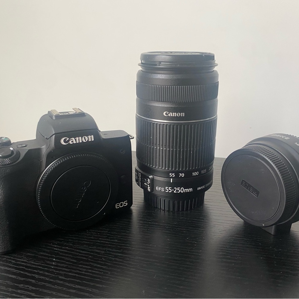 Canon EOS Digital Camera with Lens Set - Black